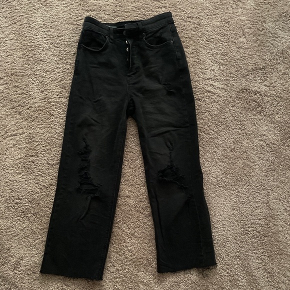 Like new, never worn - Wild fable distressed black jean size 0 short - Picture 1 of 3